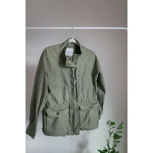 Madewell NWOT Northover Utility Cargo Jacket Desert Olive Green MSRP $138 SZ M